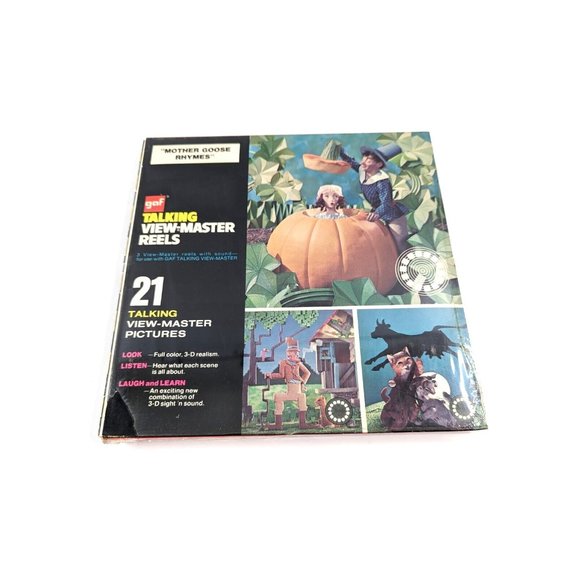 Talking View-Master‎ Mother Goose Rhymes Nursery Childrens AVB410 Sealed Vintage - Picture 2 of 5